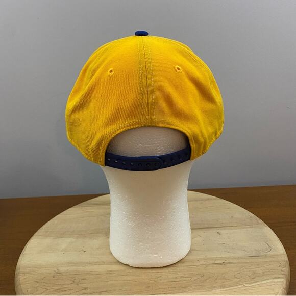 NBA All Star Golden State Warriors Yellow SnapBack Hat Adjustable New Era NWOT - Picture 4 of 16
